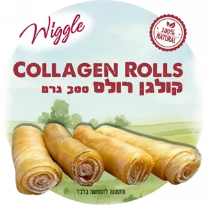 קולגן רול WIGGLE - מארז Collagen sticks ענק 300 גרם קולגן רול WIGGLE - מארז Collagen sticks ענק 300 גרם