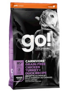 GO! לכלב CARNIVORE עוף + הודו + ברווז לכלבים מבוגרים GO! לכלב CARNIVORE עוף + הודו + ברווז לכלבים מבוגרים