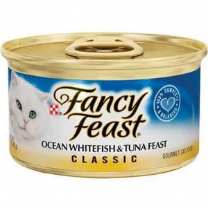 Fancy feast פנסי פיסט קלאסיק פטה דג לבן וטונה 85 גרם Fancy feast פנסי פיסט קלאסיק פטה דג לבן וטונה 85 גרם