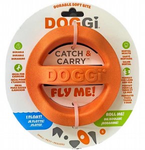 DOGGI צלחת מעופפת עם ידיות אחיזה לכלבים DOGGI צלחת מעופפת עם ידיות אחיזה לכלבים