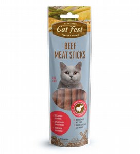 Cat Fest חטיף לחתול מקלות בקר Cat Fest חטיף לחתול מקלות בקר