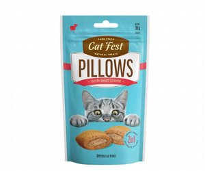 Cat Fest חטיף לחתול כריות עם קרם בקר 30 גרם Cat Fest חטיף לחתול כריות עם קרם בקר 30 גרם