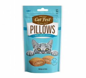 Cat Fest חטיף לחתול כריות עם קרם סלמון 30 גרם Cat Fest חטיף לחתול כריות עם קרם סלמון 30 גרם