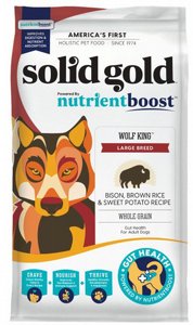 Solid Gold סוליד גולד Nutrient Boost מזון לכלב בוגר מגזע גדול ביזון אורז חום ובטטה - 10 קג Solid Gold סוליד גולד Nutrient Boost מזון לכלב בוגר מגזע גדול ביזון אורז חום ובטטה - 10 קג