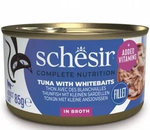 Schesir שזיר מזון רטוב לחתול מעדן גורמה טונה ודגיגים לבנים באורז 85 גרם Schesir שזיר מזון רטוב לחתול מעדן גורמה טונה ודגיגים לבנים באורז 85 גרם