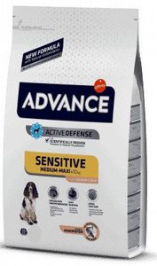 ADVANCE אדוונס סנסיטיב לכלב בוגר על בסיס סלמון ADVANCE אדוונס סנסיטיב לכלב בוגר על בסיס סלמון
