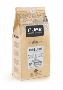 Pure פיור מונופרוטאין עוף ואורז חום לכלבים מבוגרים לייט 12 ק"ג Pure פיור מונופרוטאין עוף ואורז חום לכלבים מבוגרים לייט 12 ק"ג
