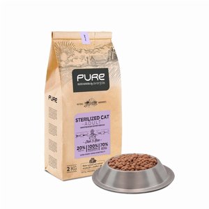 PURE פיור סלמון ועוף לחתול מסורס - 2 ק"ג PURE פיור סלמון ועוף לחתול מסורס - 2 ק"ג